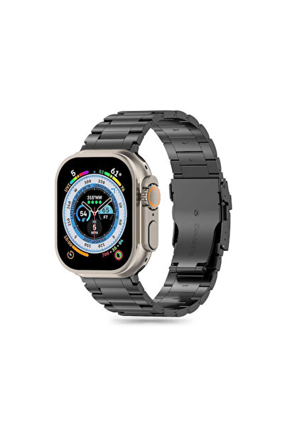 Tech-Protect Λουράκι Ανοξείδωτο Ατσάλι Μαύρο (Apple Watch 44/45/46mm/Ultra 49mm)