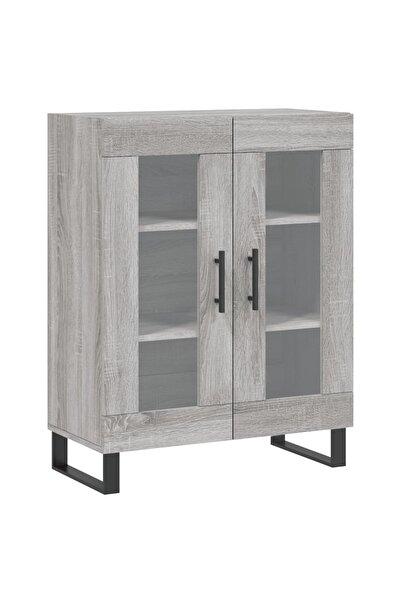 vidaxl Dulap, gri sonoma, 69,5x34x90 cm, lemn compozit