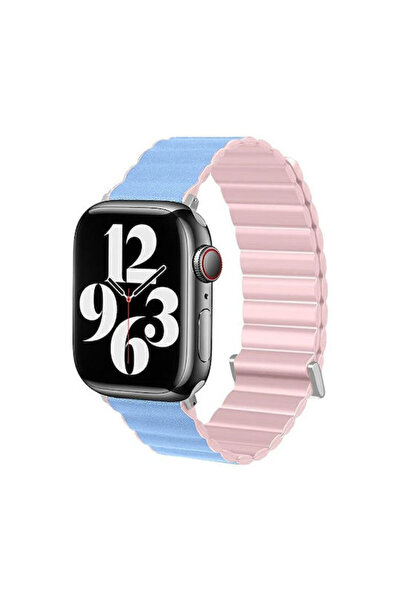 Beline Λουράκι Σιλικόνης Ροζ (για Apple Watch Magnetic Pro 42/44/45/49mm)