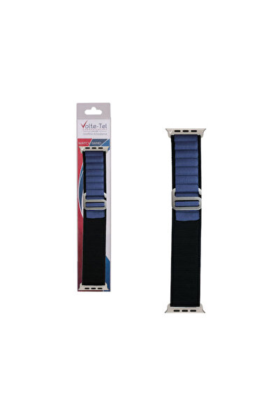 Other Volte-Tel Υφασμάτινο Λουράκι Μπλε (Apple Watch 38/40/41/42mm)