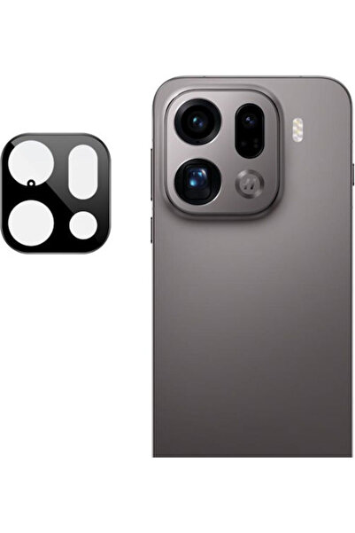 Techsuit Μεμβράνη Προστασίας Κάμερας Μαύρη για το Oppo Find X9 Pro