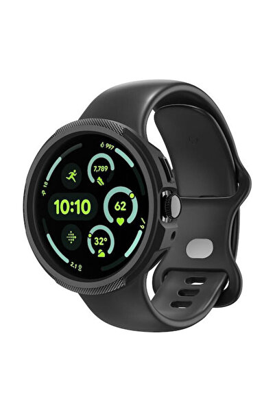 Spigen Liquid Air V2 Ματ Θήκη Σιλικόνης σε Μαύρο χρώμα για Google Pixel Watch...