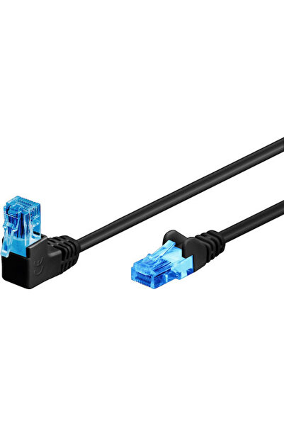 goobay Καλώδιο Ethernet U/UTP Cat.6a 1μ Μαύρο Κωδικός: 51529