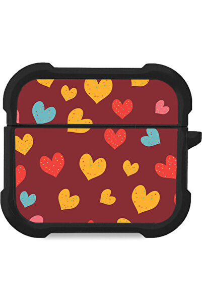 Other Θήκη Σιλικόνης Sonique Heart Series σε χρώμα Μπορντό για Apple AirPods 3