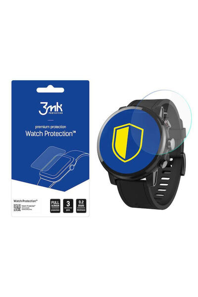 3MK ARC Σκληρυμένο Γυαλί Πλήρους Κάλυψης για το Amazfit Stratos Plus 3 τεμάχια