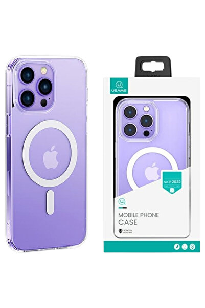 Usams Husă magnetică Ice pentru iPhone 14 Plus 15 Plus 6,7, impermeabilă și m...