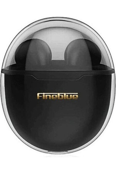 Fineblue F22 Pro Ακουστικά Bluetooth Handsfree με Θήκη Φόρτισης Μαύρα