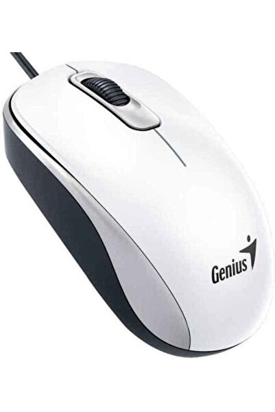 GENIUS DX-110 Ενσύρματο Ποντίκι Κομψό Λευκό