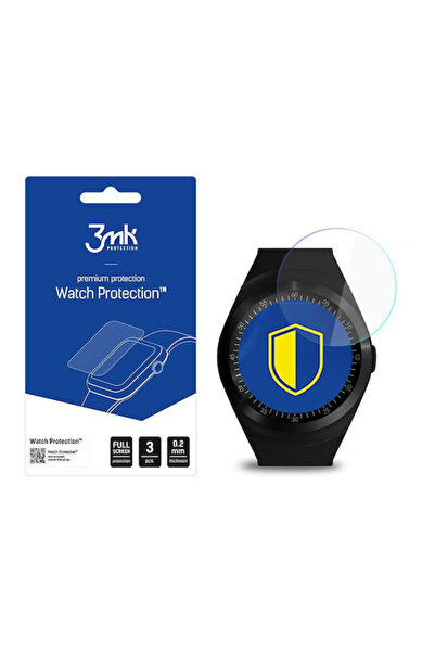 3MK Σκληρυμένο Γυαλί για το Στρογγυλό Ρολόι Media-Tech GSM MT855 3 τεμάχια