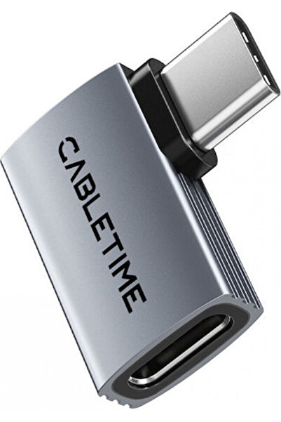 Cabletime Μετατροπέας USB-C αρσενικό σε USB-A θηλυκό Γκρι 10 τεμάχια CT-OTG41-AG