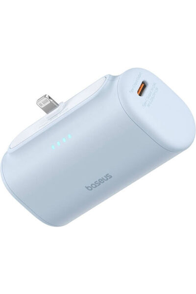 Baseus Συμπαγές Power Bank Έκδοση Lightning 5000mAh 20W με Θύρα USB-C Μπλε
