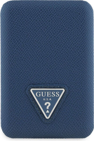 Guess MagSafe Power Bank με Ανάγλυφο Τριγωνικό Λογότυπο 5000mAh 15W με Θύρα U...