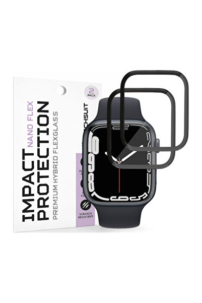 Techsuit Νάνο Φλεξ Προστατευτικό Οθόνης για Apple Watch 7 8 9 45mm 2 Τεμάχια