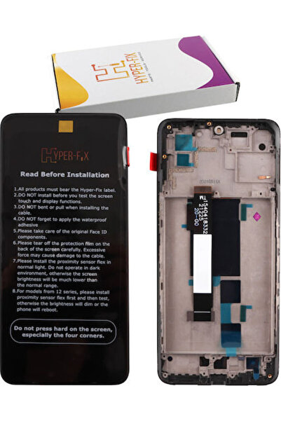 Hyper Οθόνη με μηχανισμό αφής και πλαίσιο για Xiaomi Poco X3 GT (Μαύρο) Κωδικ...