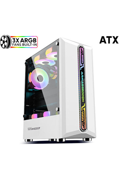 Armageddon Αρμαγκεντόν Τριτρόν Προ 300 Gaming Midi Tower Θήκη Υπολογιστή με Π...