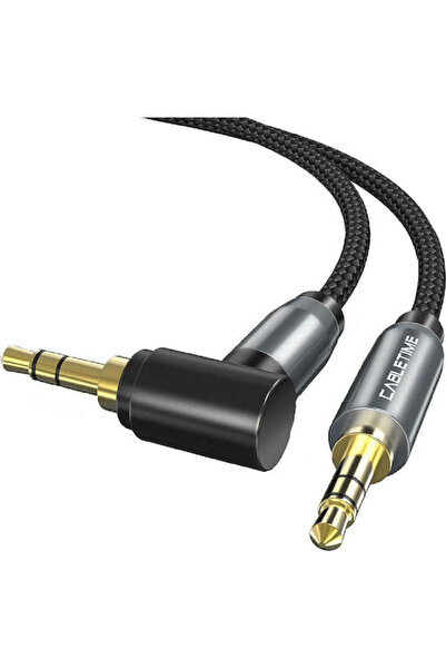Cabletime Καλώδιο Jack 3.5mm, Αρσενικό 3.5mm - Αρσενικό 3.5mm, Μαύρο, 1.8μ, A...