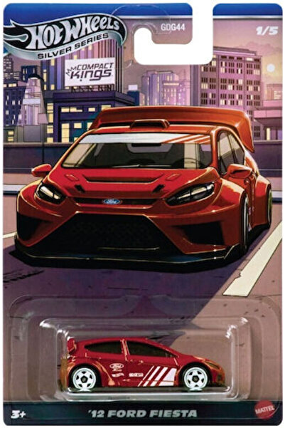 HOT WHEELS Σειρά Ασημί - Compact Kings Car 12 Ford Fiesta Κλίμακα 1:64