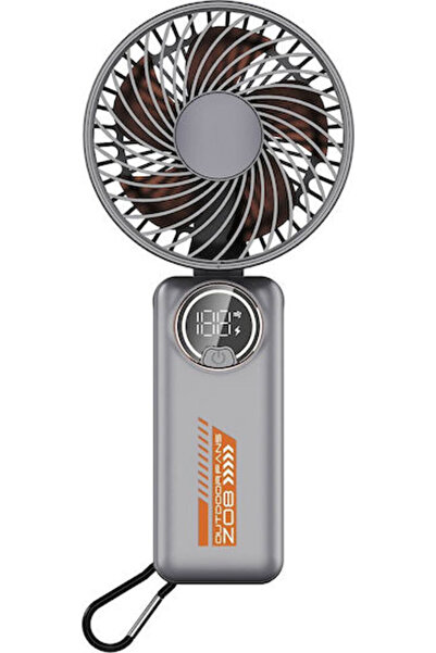 Techsuit Premium Μίνι Ανεμιστήρας Χειρός Z8 Ψηφιακή Οθόνη LED Επαναφορτιζόμεν...