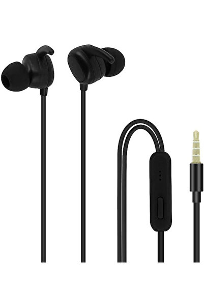 Setty Αθλητικά Ενδοωτικά Handsfree με βύσμα 3.5mm, Μαύρα