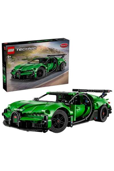 LEGO Technic Yeşil Bugatti Chiron Pur Sport Hiper Araba 42241 - 9 Yaş ve Üzer...
