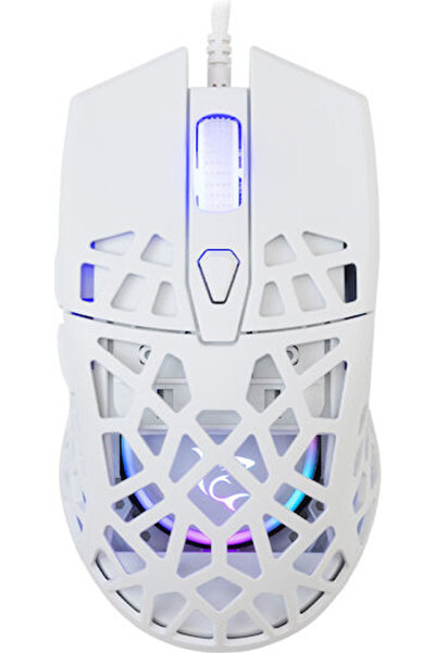 white shark Caradoc GM-5018 RGB Ποντίκι Gaming 7200 DPI Λευκό