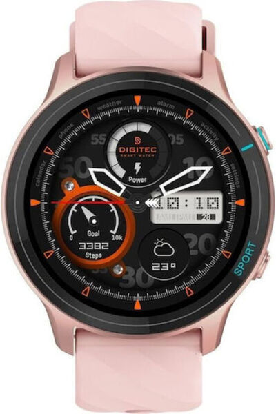 OEM Titmo Έξυπνο ρολόι O-100 TFT Κλήση Bluetooth Ροζ