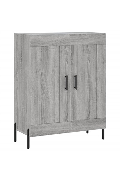 vidaxl Servantă, gri sonoma, 69,5x34x90 cm, lemn compozit