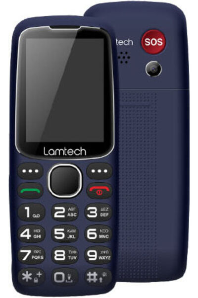 Lamtech Tiny L II Κινητό τηλέφωνο διπλής SIM με μεγάλα κουμπιά, μπλε