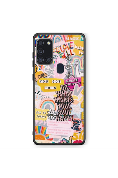 Other Samsung A21S Stay Grovy Black Glossy Θήκη