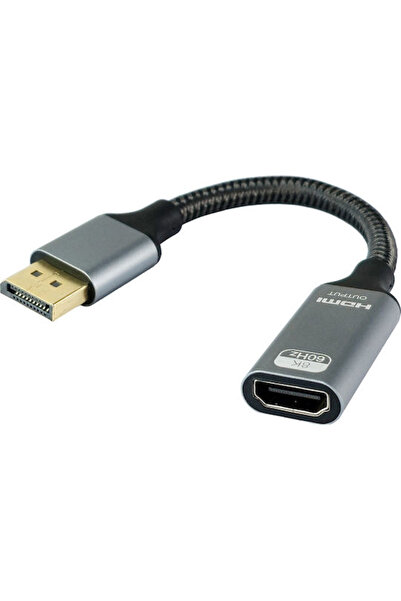 POWERTECH Καλώδιο DisplayPort αρσενικό - 0,1μ Μαύρο (CAB-DP077)