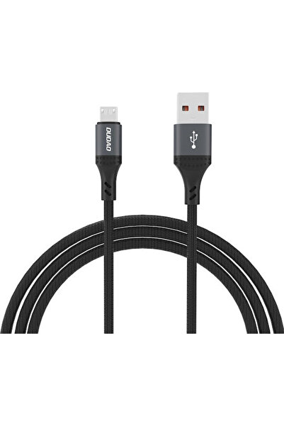 DUDAO Πλεγμένο καλώδιο USB 2.0 σε Micro USB Μαύρο 1.2μ 304004-181519 1 Τεμάχιο