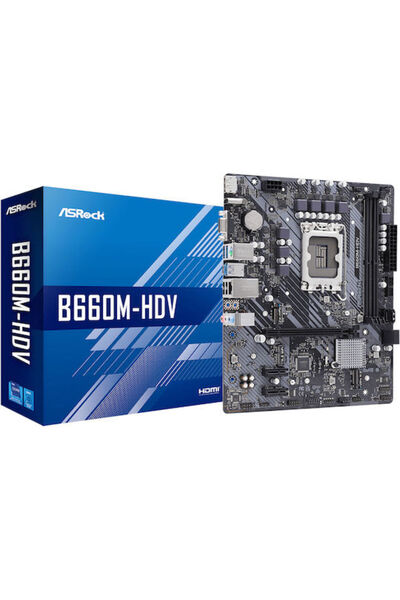 ASROCK B660M-HDV Μητρική πλακέτα Micro ATX με υποδοχή Intel 1700