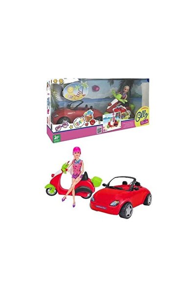 GLOBO Olly Scooter & Cabrio με Κούκλα 40766