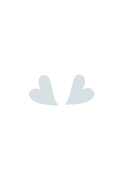 HAIArt Mini Heart Earrings - White