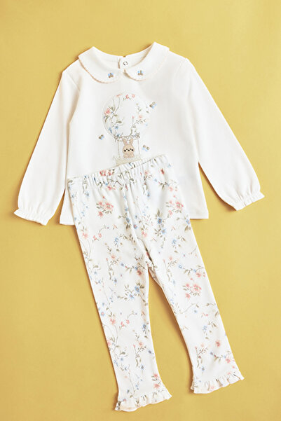 R&B Embroidered Top and Pants Set