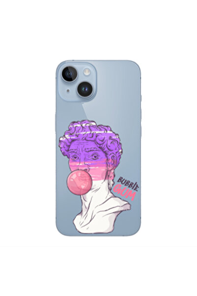 Other Apple iPhone 14 Pin Bubble Transparent Silicone TPU Θήκη