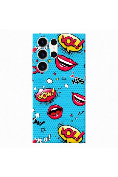 Other Samsung S24 Ultra Sticker Lol desing Transparent Silicone TPU Θήκη