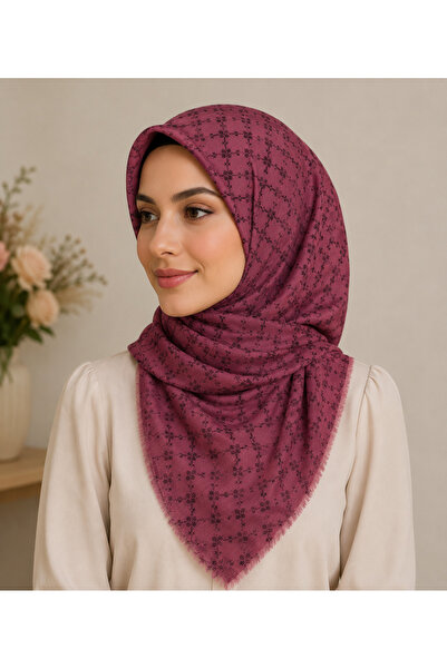 Butik Yüzde 70 Pamuk Eşarp Yazma
