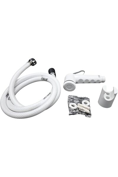 The Bros AZTON_S-3025 Premium White ABS Plastic Handheld Bidet Sprayer Set – ...
