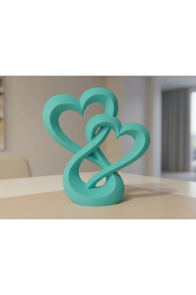 OEM Decorative Statuette Intertwined Hearts Modern Design Elegance