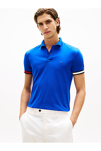 Tommy Hilfiger Men's Cuff Liquid Polo T-Shirt