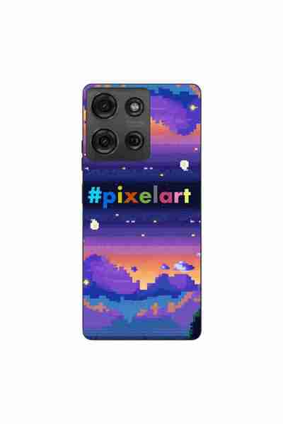 OEM Θήκη συμβατή με Motorola Moto G75 από σιλικόνη gel TPU με σχέδιο Pixel Ar...
