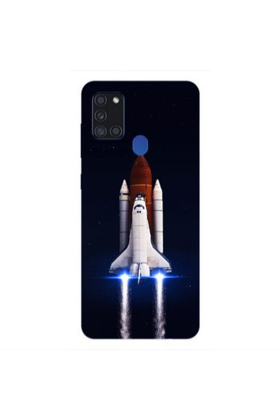 Other Samsung A21S space travel Transparent Silicone TPU Θήκη