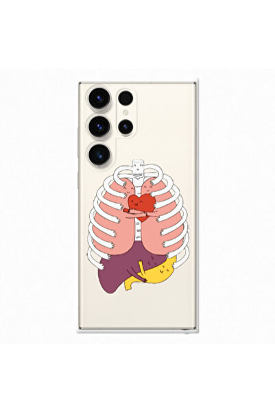 Other Samsung S23 Ultra Anatomy Transparent Silicone TPU Θήκη