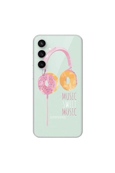 Other Samsung S24 Plus Donut earphone Transparent Silicone TPU Θήκη