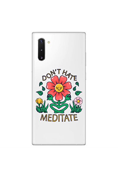 Other Samsung Note 10 Plus Meditate Transparent Silicone TPU Θήκη