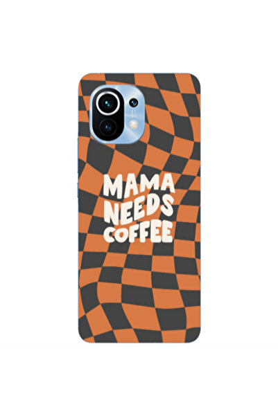 Other Xiaomi Mi 11 Mama needs coffee Transparent Silicone TPU Θήκη