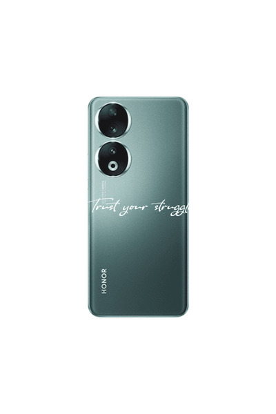 Other Honor 90 5G Trust your struggle Transparent Silicone TPU Θήκη