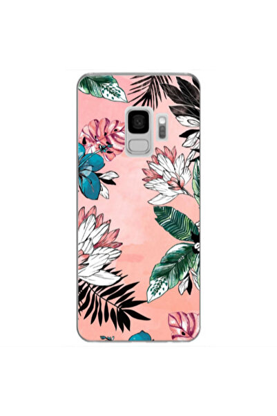 Other Samsung S9 Plus Tropical flowers Transparent Silicone TPU Θήκη