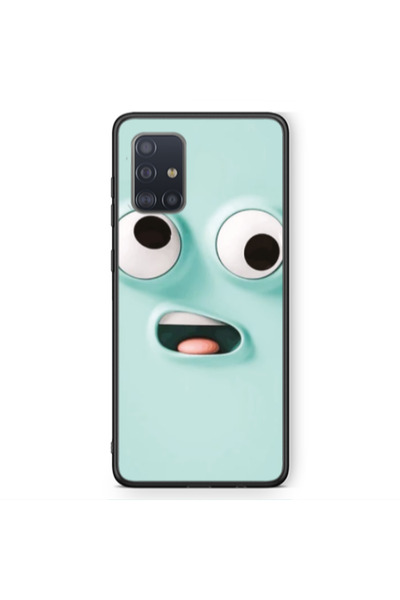 Other Samsung A51 Strange face Black Glossy Θήκη